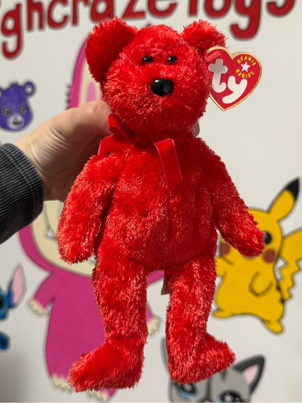 Ty Beanie Baby "Sizzle" the Bear